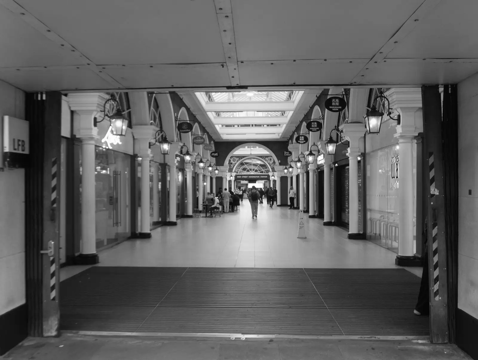 The entrance to High Street Kensington tube, from Snow Patrol at the Royal Albert Hall, South Kensington, London - 21st September 2026