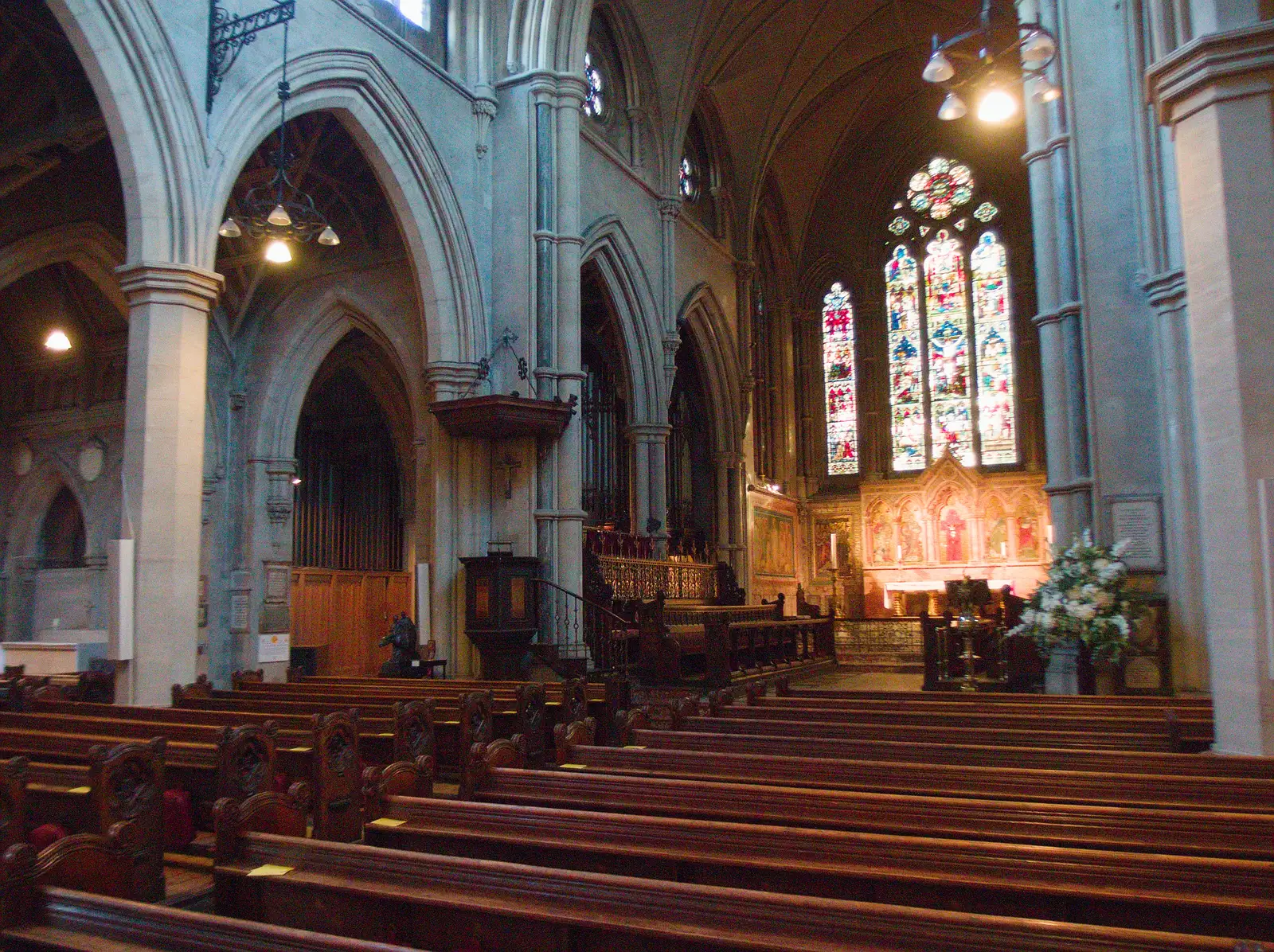 George Gilbert Scott's church, from Snow Patrol at the Royal Albert Hall, South Kensington, London - 21st September 2026