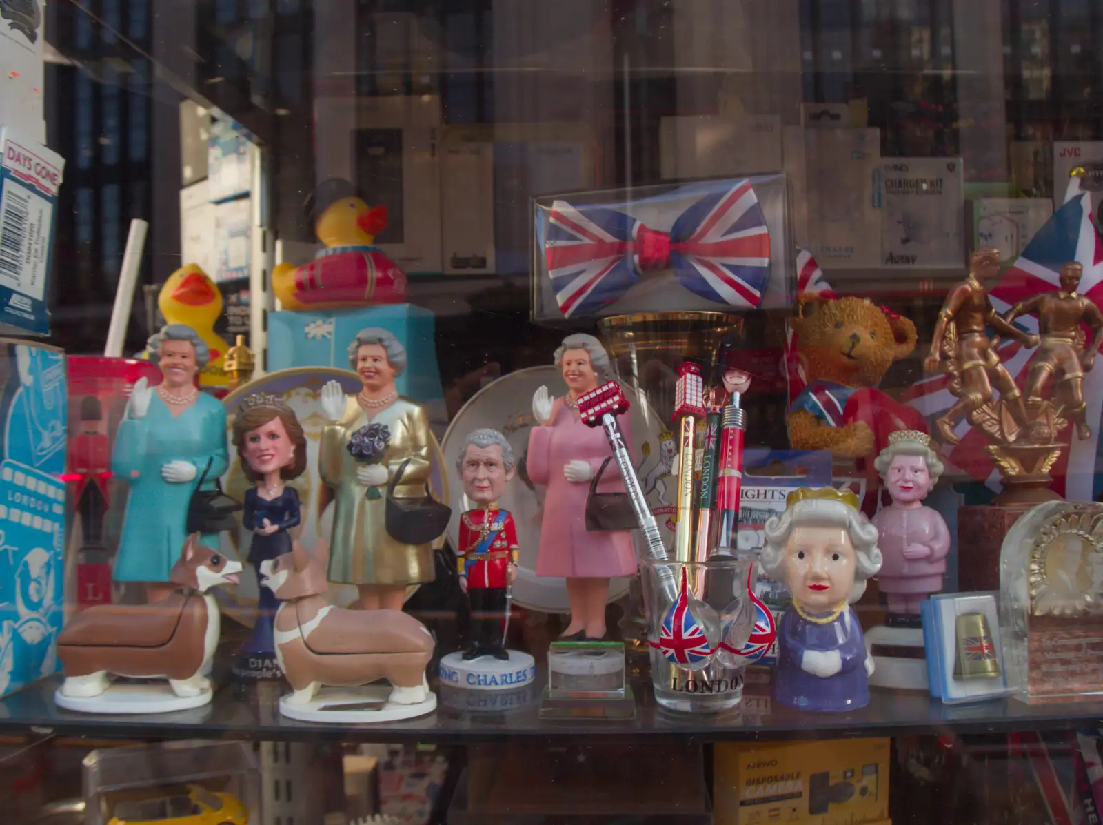 There's a collection of nodding heads in a shop, from Snow Patrol at the Royal Albert Hall, South Kensington, London - 21st September 2026