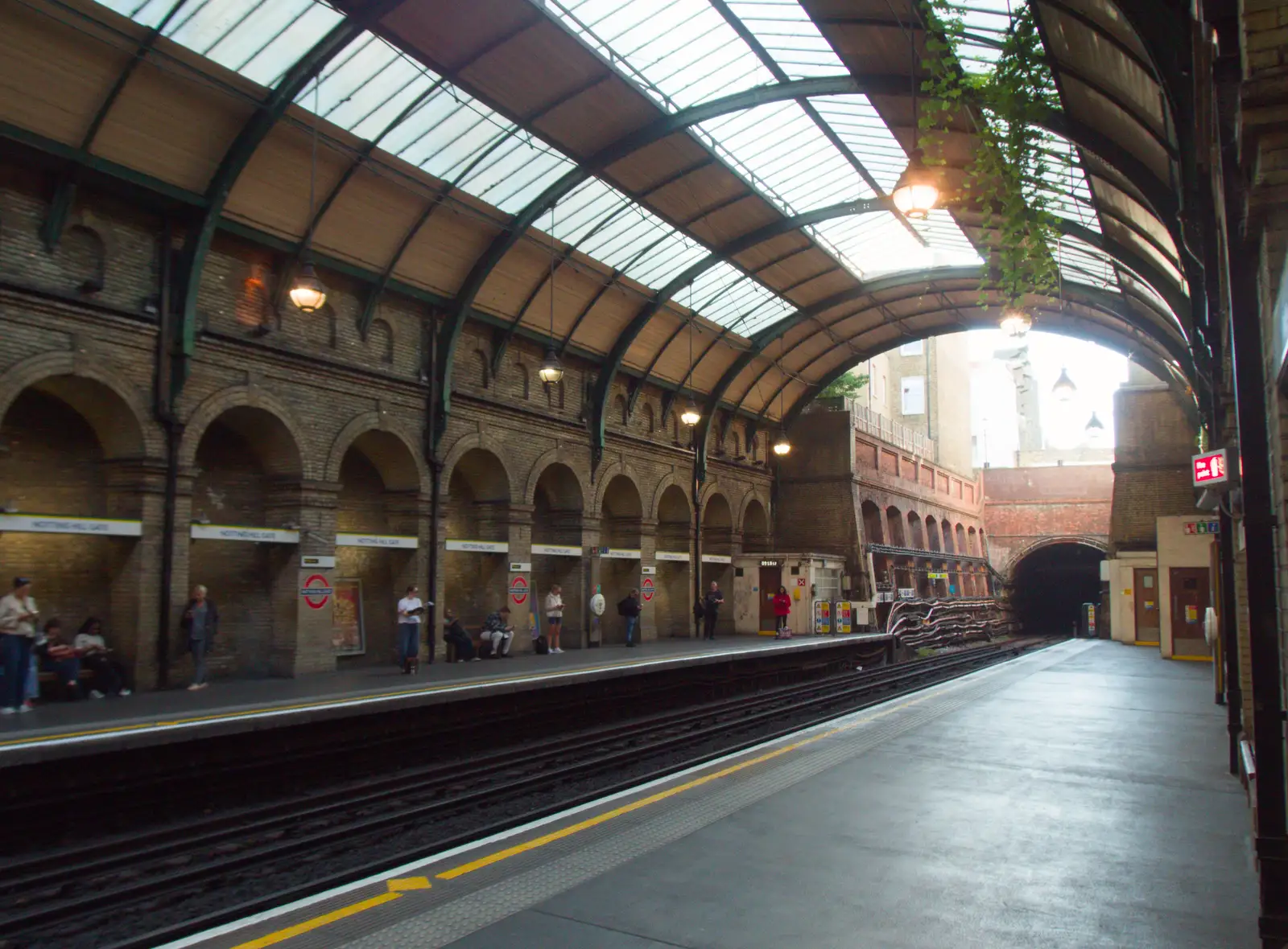 Notting Hill Gate underground stationi, from Snow Patrol at the Royal Albert Hall, South Kensington, London - 21st September 2026