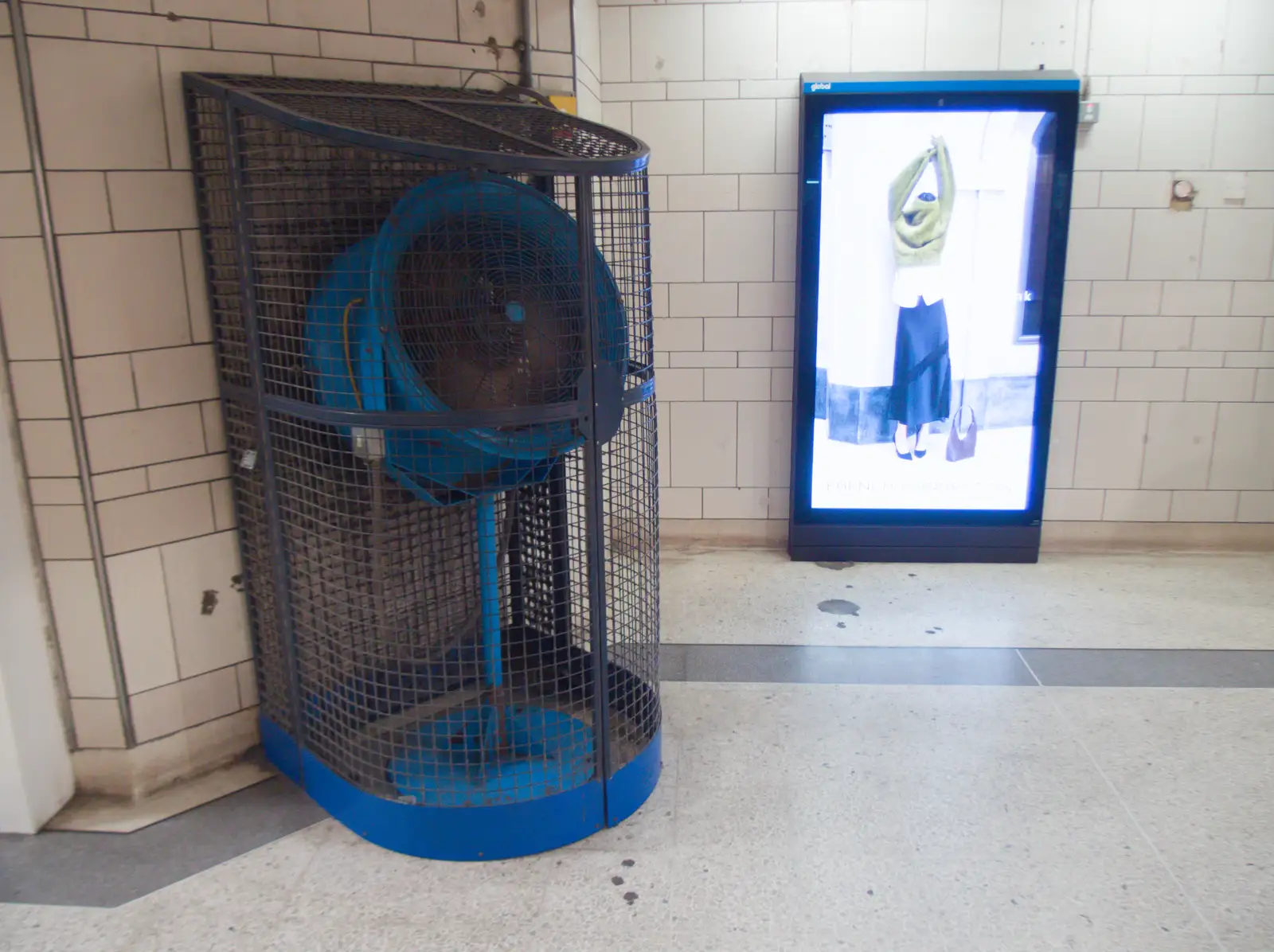 One of several giant fans keeping the air moving, from Snow Patrol at the Royal Albert Hall, South Kensington, London - 21st September 2026