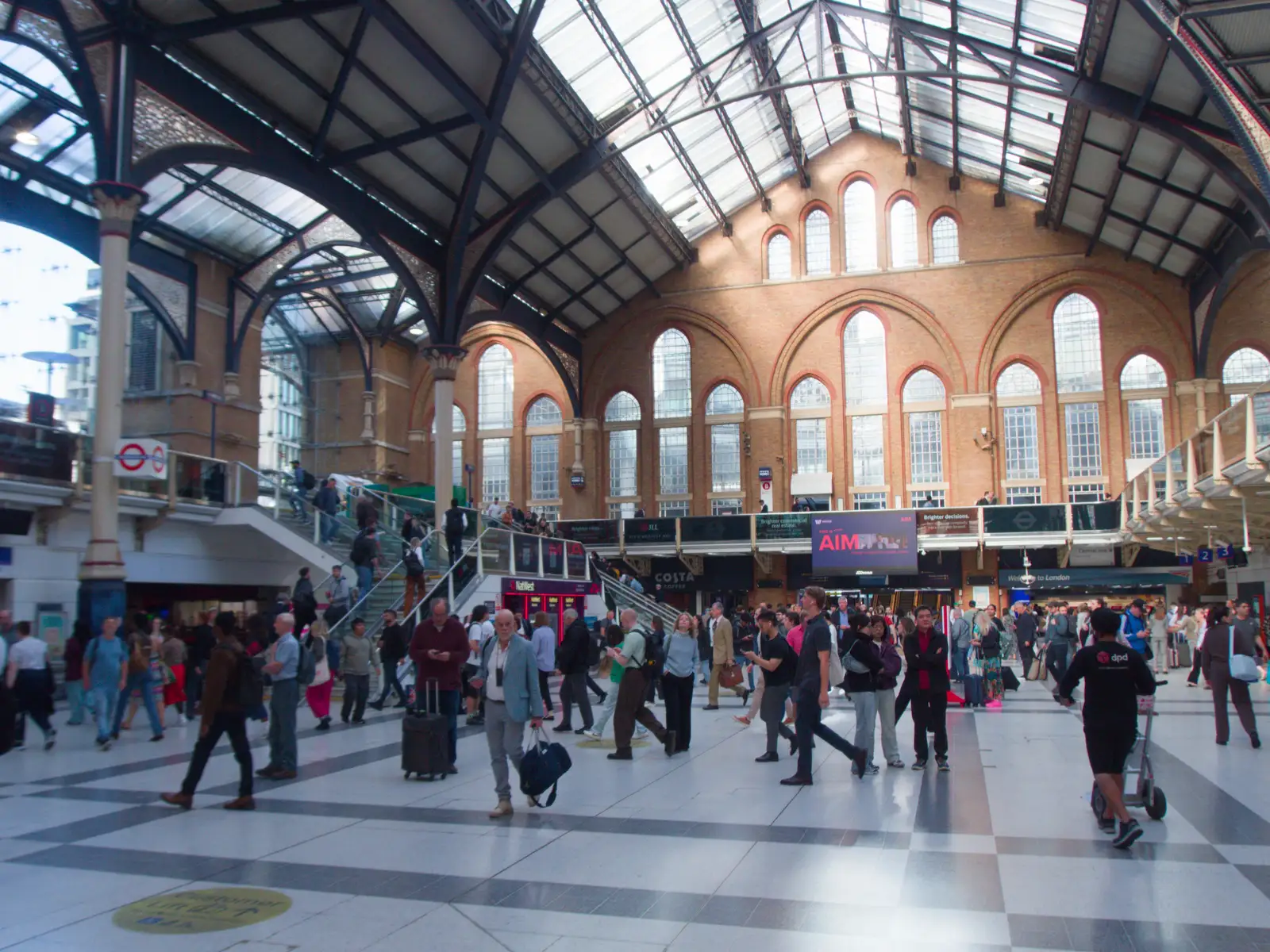 Liverpool Street Station, from Snow Patrol at the Royal Albert Hall, South Kensington, London - 21st September 2026