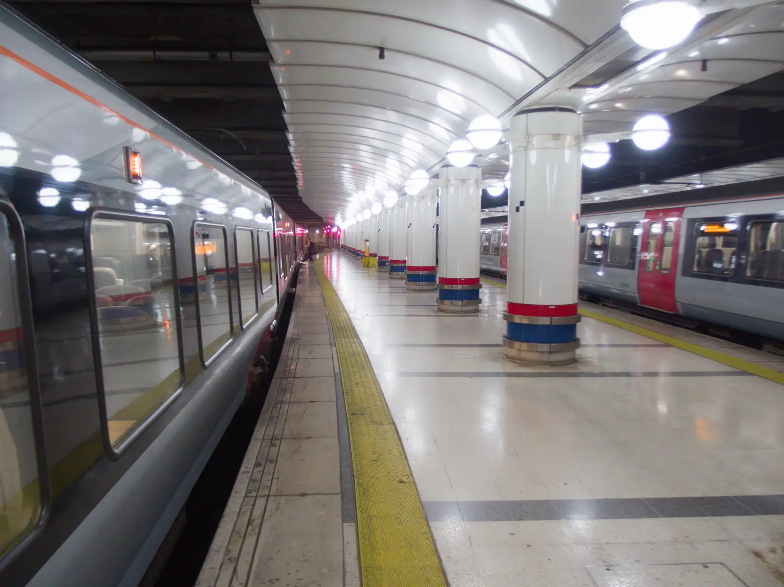 The train on platform 12, from Snow Patrol at the Royal Albert Hall, South Kensington, London - 21st September 2026