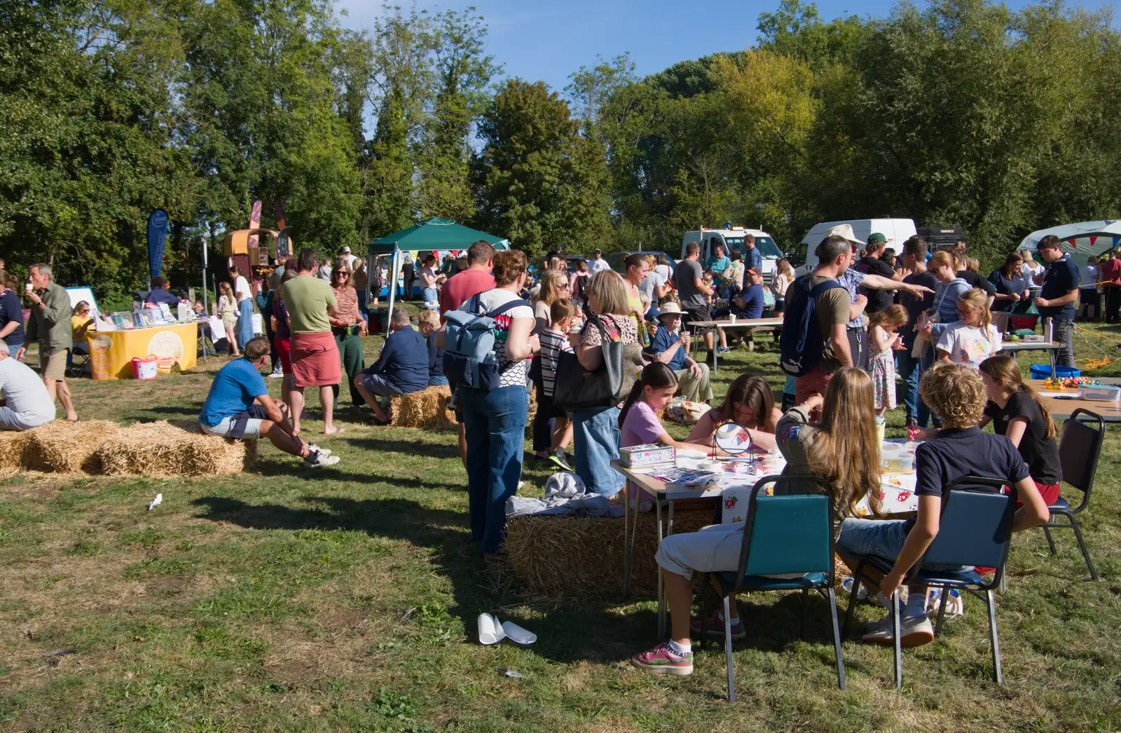 There's a good turnout for the Duck Race, from A GSB Duck Race and a House Party, Brome - 26th September 2026