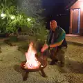 Will's got a fire going outside, A GSB Duck Race and a House Party, Brome - 26th September 2026