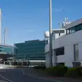 The curved walkway from Terminal 1, An Irish Wake for Louise, Booterstown, Dublin - 11th October 2026