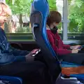 The boys on the Aircoach in Ballsbridge, An Irish Wake for Louise, Booterstown, Dublin - 11th October 2026