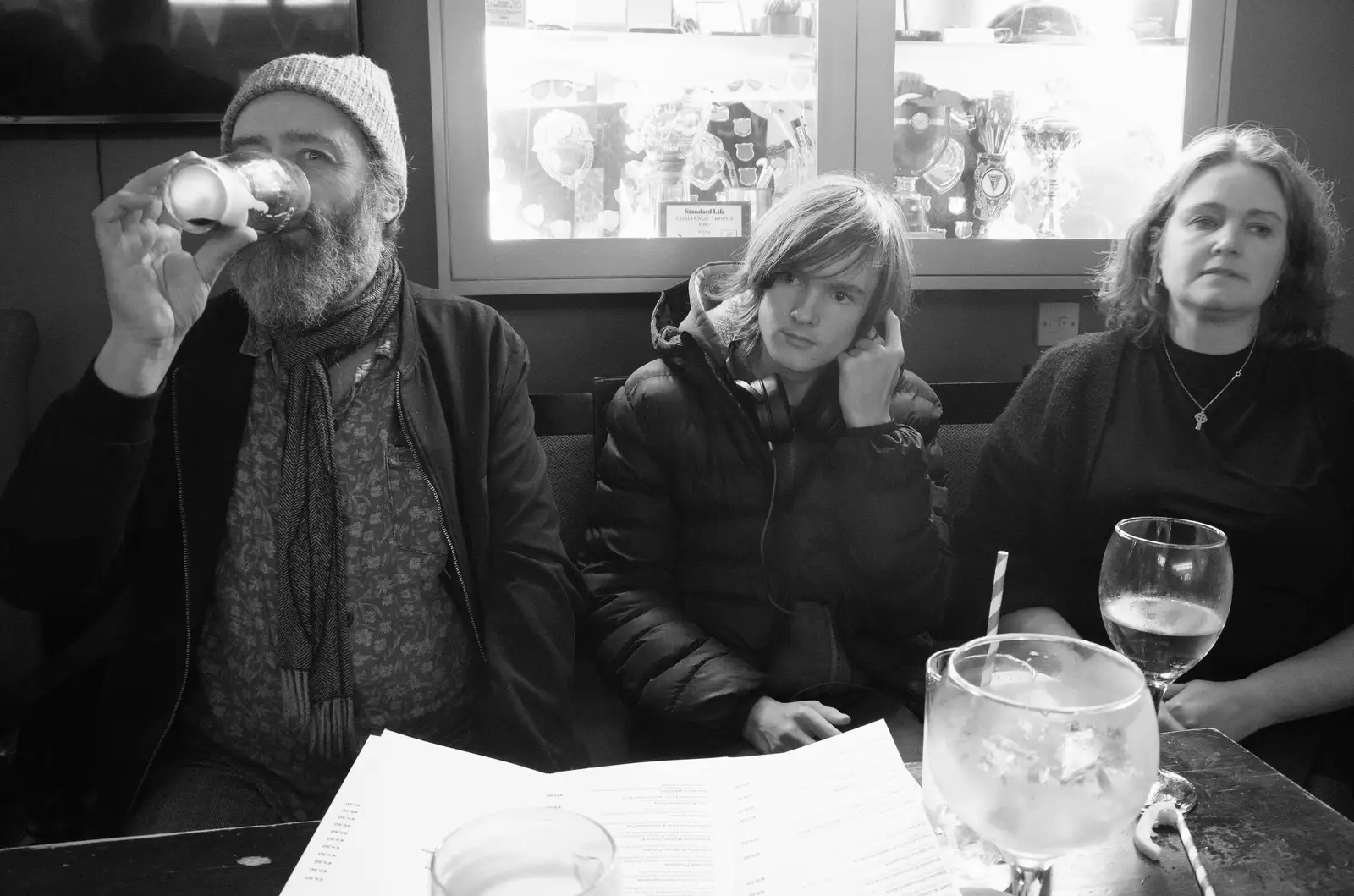 Noddy, Harry and Isobel in thr Wishing Well, from An Irish Wake for Louise, Booterstown, Dublin - 11th October 2026