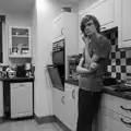 Harry hangs around in the kitchen, An Irish Wake for Louise, Booterstown, Dublin - 11th October 2026