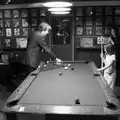 Fred explains some pool rules to Rachel, An Irish Wake for Louise, Booterstown, Dublin - 11th October 2026