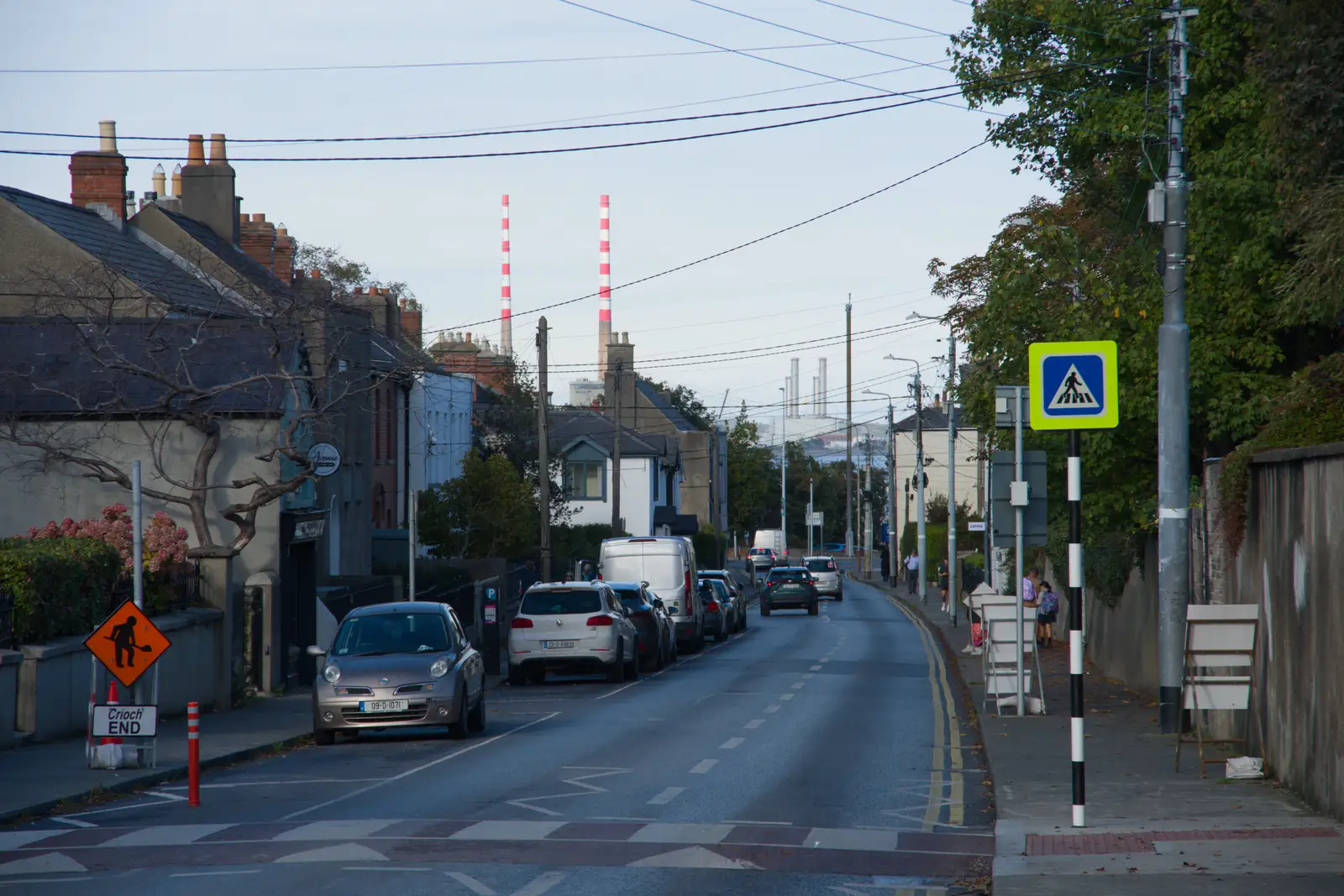 A view to the Winkies along Booterstown Avenue, from An Irish Wake for Louise, Booterstown, Dublin - 11th October 2026