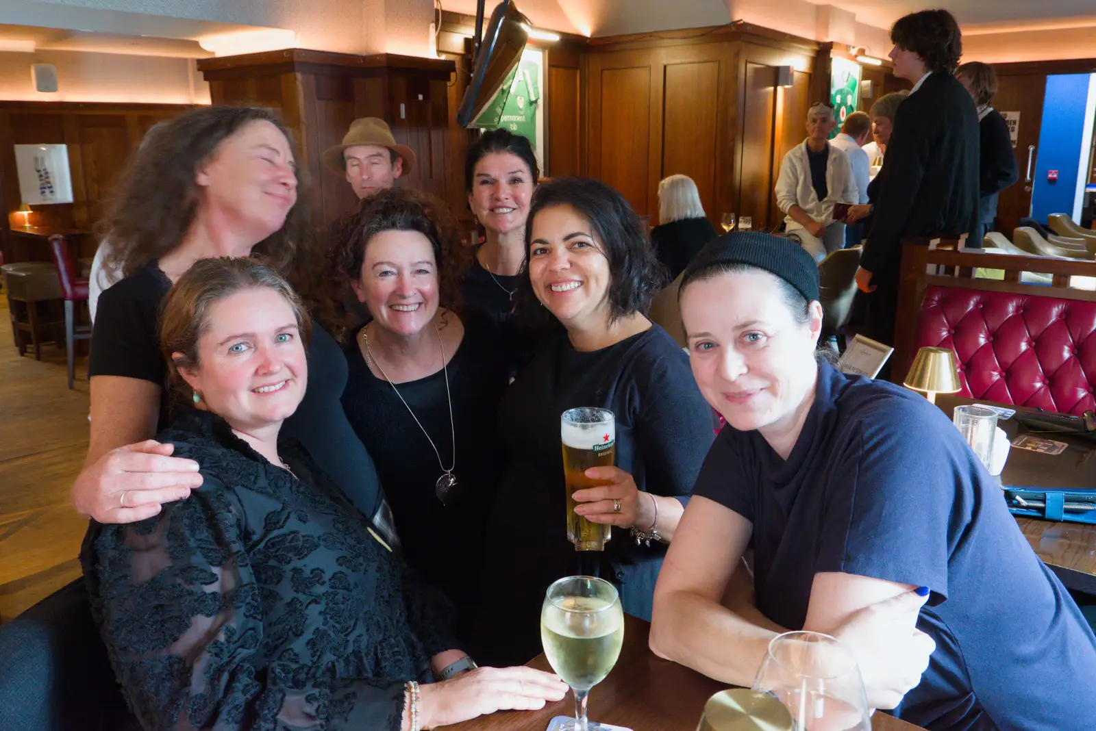 Isobel, Evelyn and the gang, from An Irish Wake for Louise, Booterstown, Dublin - 11th October 2026