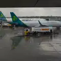 An Aer Lingus Airbus is refueled, An Irish Wake for Louise, Booterstown, Dublin - 11th October 2026