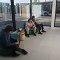 We wait for the car to charge at Gridserve, An Irish Wake for Louise, Booterstown, Dublin - 11th October 2026