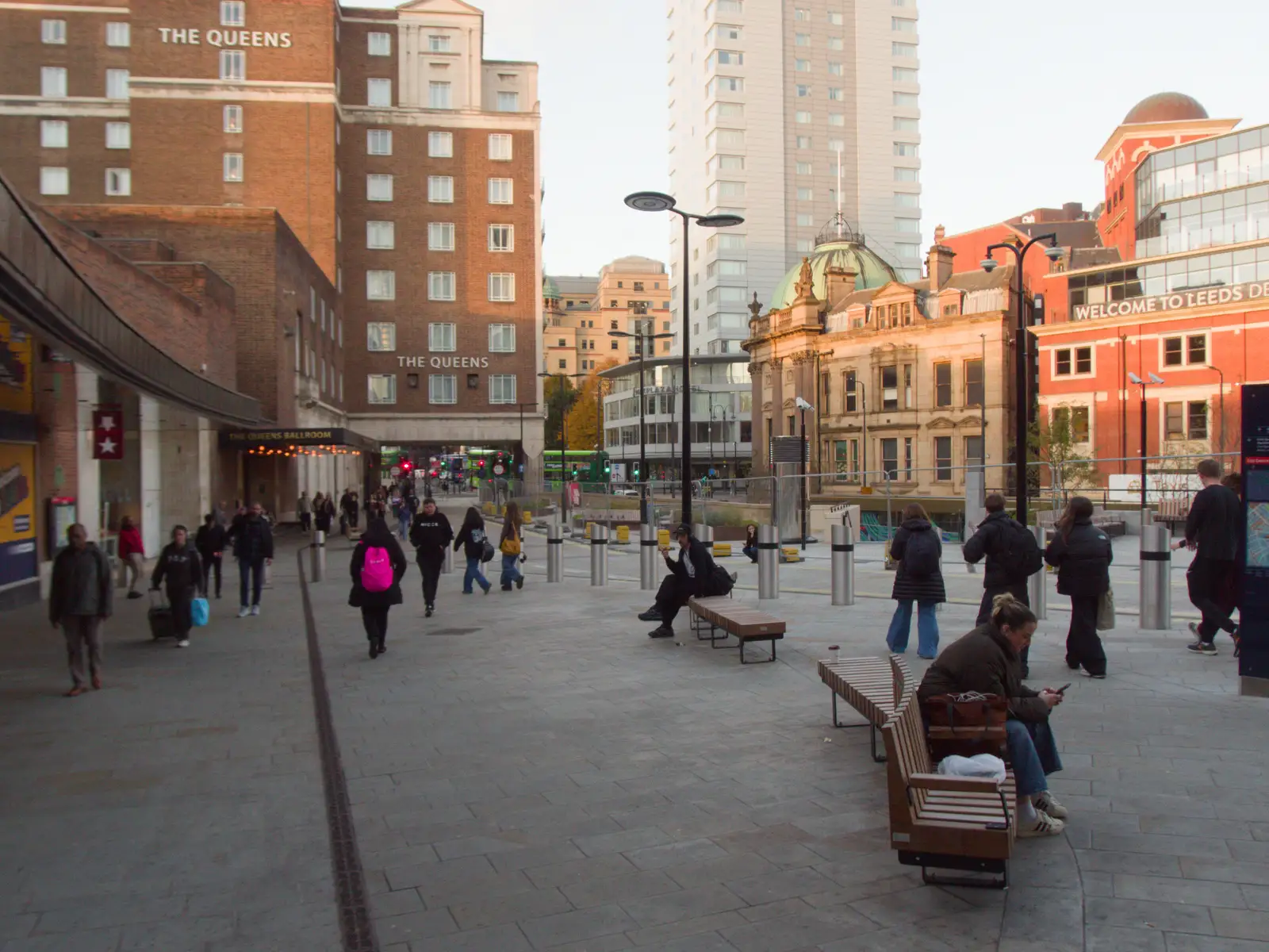 A first view of Leeds city centre, from A Visit to the Conservatoire, Leeds, West Yorkshire - 17th October 2026
