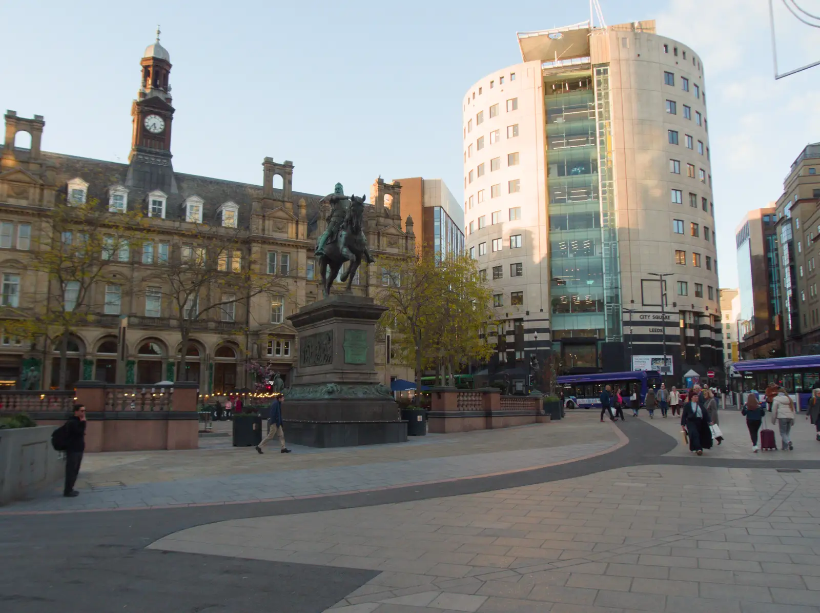 Leeds City Square, from A Visit to the Conservatoire, Leeds, West Yorkshire - 17th October 2026
