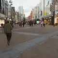 Fred walks up Briggate, A Visit to the Conservatoire, Leeds, West Yorkshire - 17th October 2026