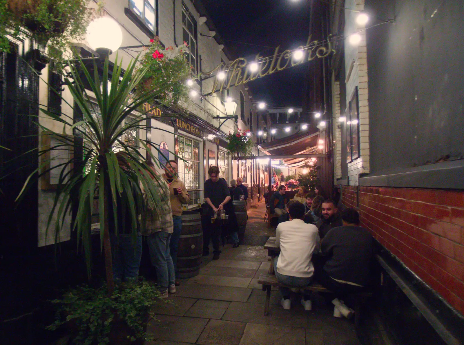 Turk's Head Yard/alley, from A Visit to the Conservatoire, Leeds, West Yorkshire - 17th October 2026