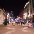 Briggate at night, A Visit to the Conservatoire, Leeds, West Yorkshire - 17th October 2026