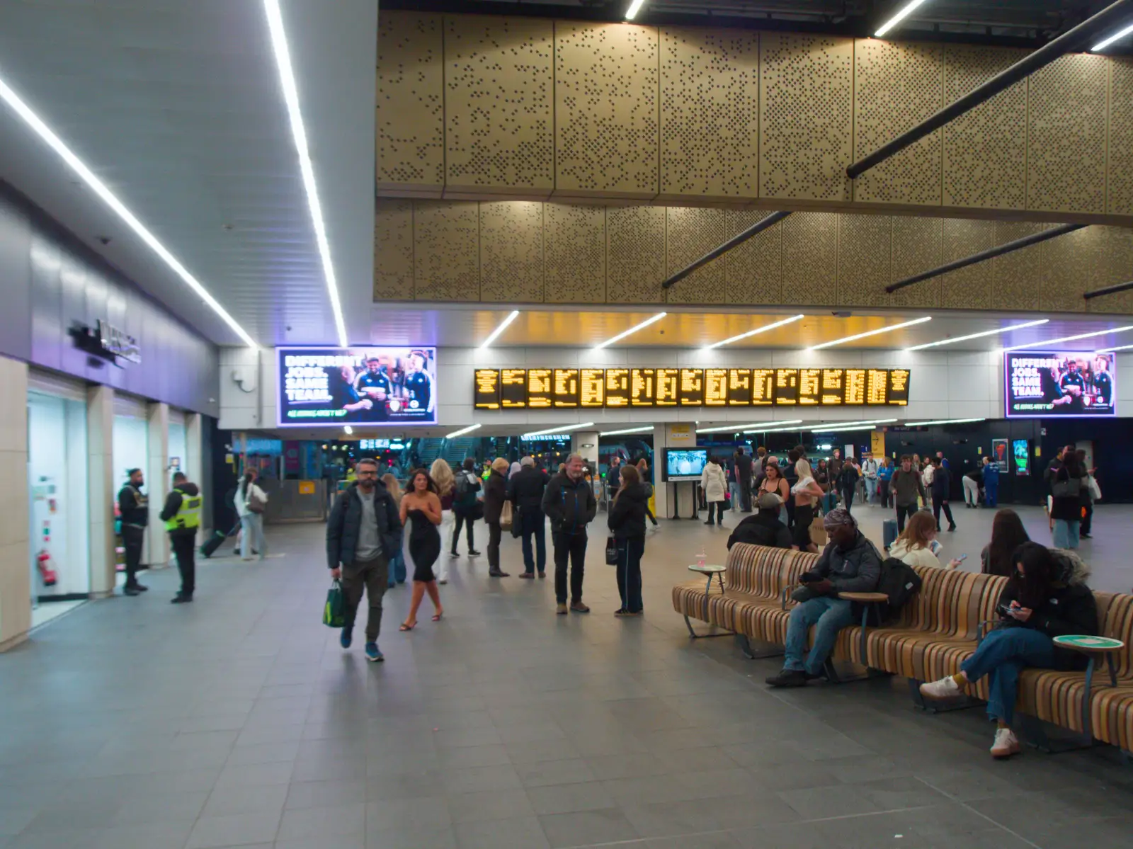 A more modern part of the station , from A Visit to the Conservatoire, Leeds, West Yorkshire - 17th October 2026