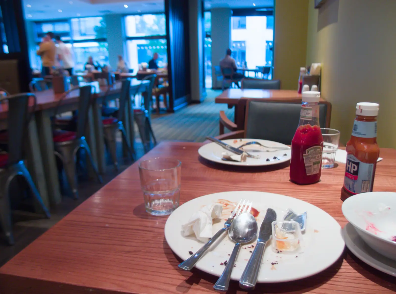 The remains of a Premier Inn breakfast, from A Visit to the Conservatoire, Leeds, West Yorkshire - 17th October 2026