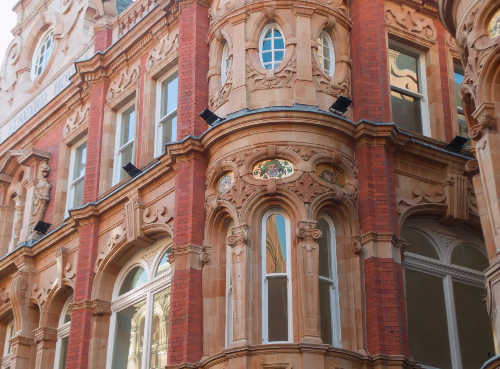 Fancy pre-Art Nouveau on King Edward Street, from A Visit to the Conservatoire, Leeds, West Yorkshire - 17th October 2026
