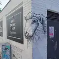 A sheep's head mural near the market, A Visit to the Conservatoire, Leeds, West Yorkshire - 17th October 2026