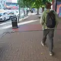 Fred walks up Dyer Street, A Visit to the Conservatoire, Leeds, West Yorkshire - 17th October 2026