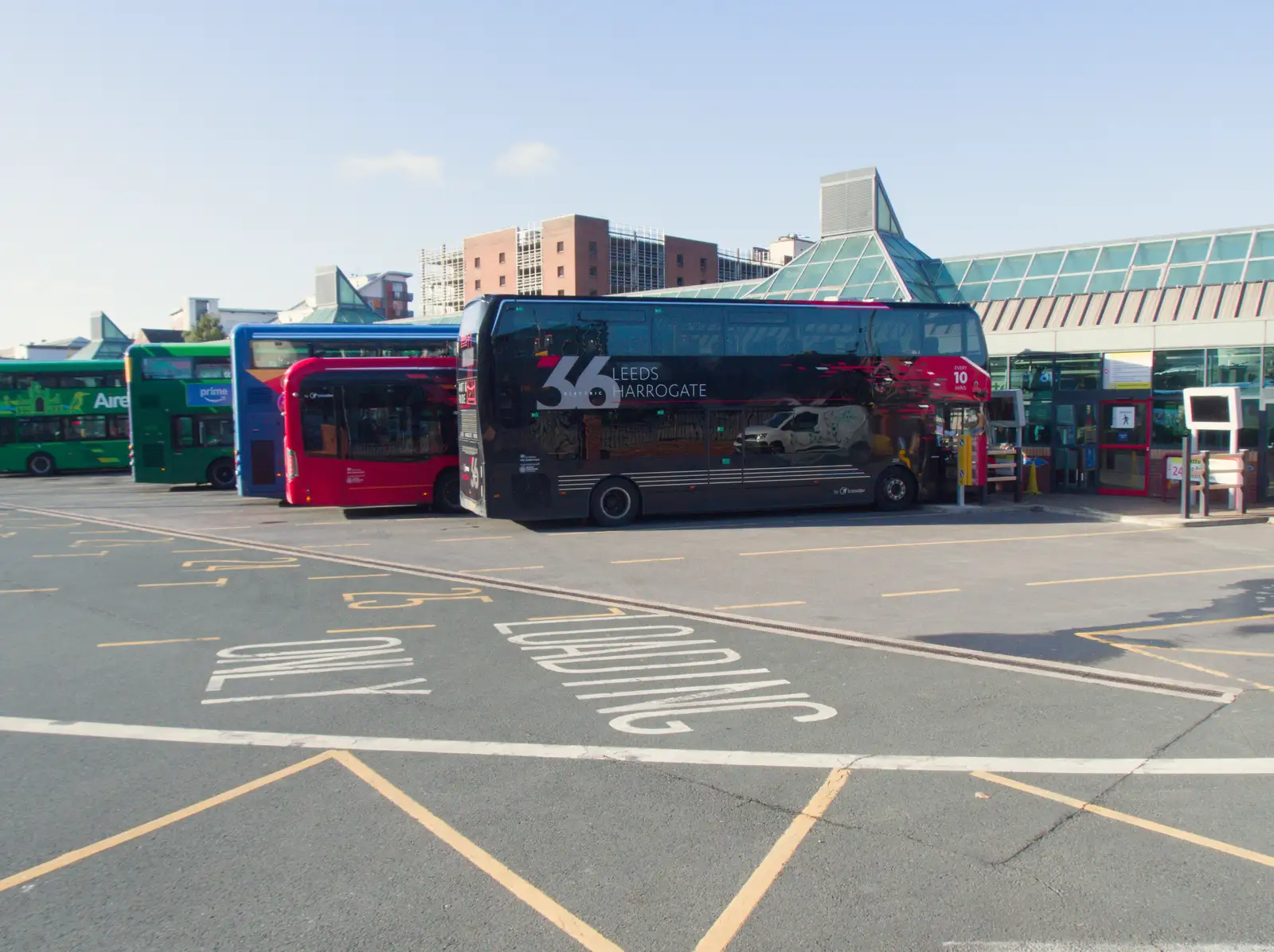 An assortment of buses at Leeds Bus Station, from A Visit to the Conservatoire, Leeds, West Yorkshire - 17th October 2026