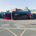 An assortment of buses at Leeds Bus Station, A Visit to the Conservatoire, Leeds, West Yorkshire - 17th October 2026