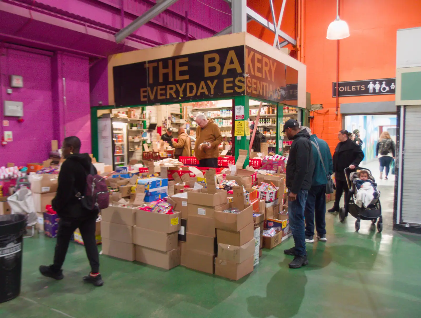 Boxes of broken and packet-less biscuits, from A Visit to the Conservatoire, Leeds, West Yorkshire - 17th October 2026