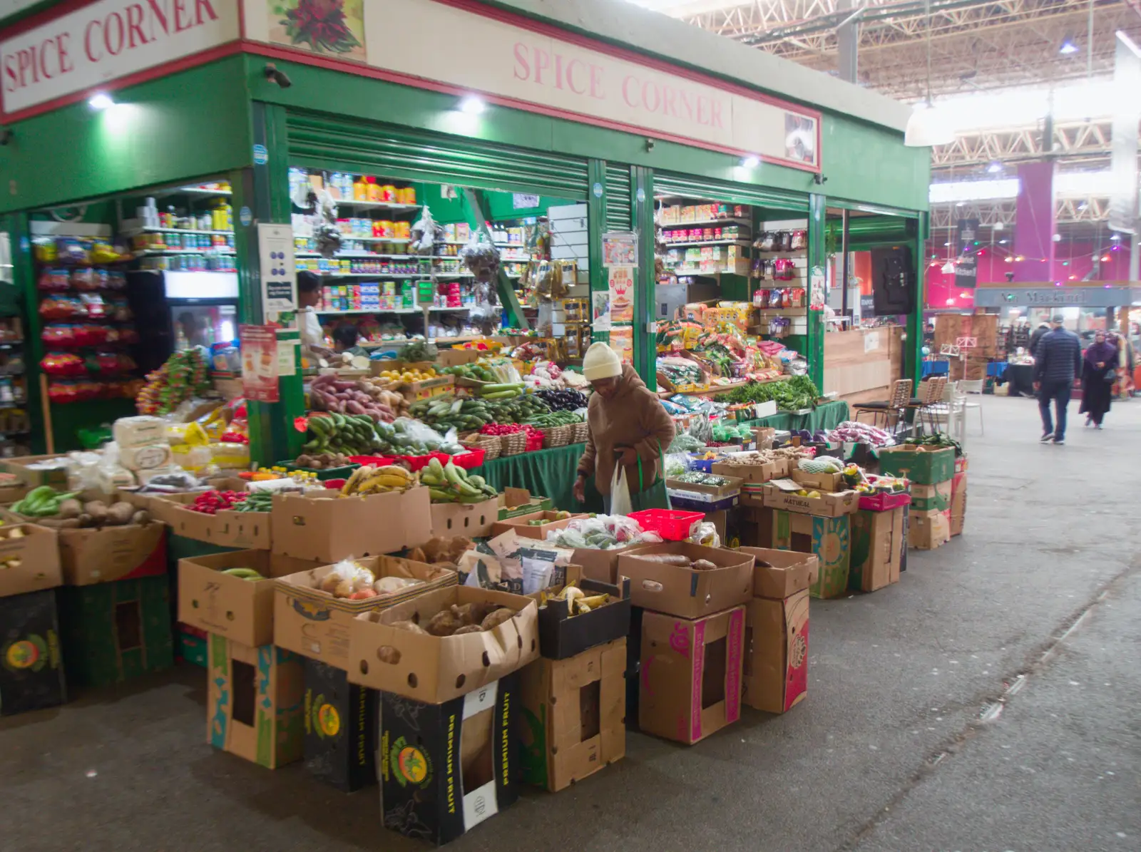 The Spice Corner Indian provisions stall, from A Visit to the Conservatoire, Leeds, West Yorkshire - 17th October 2026