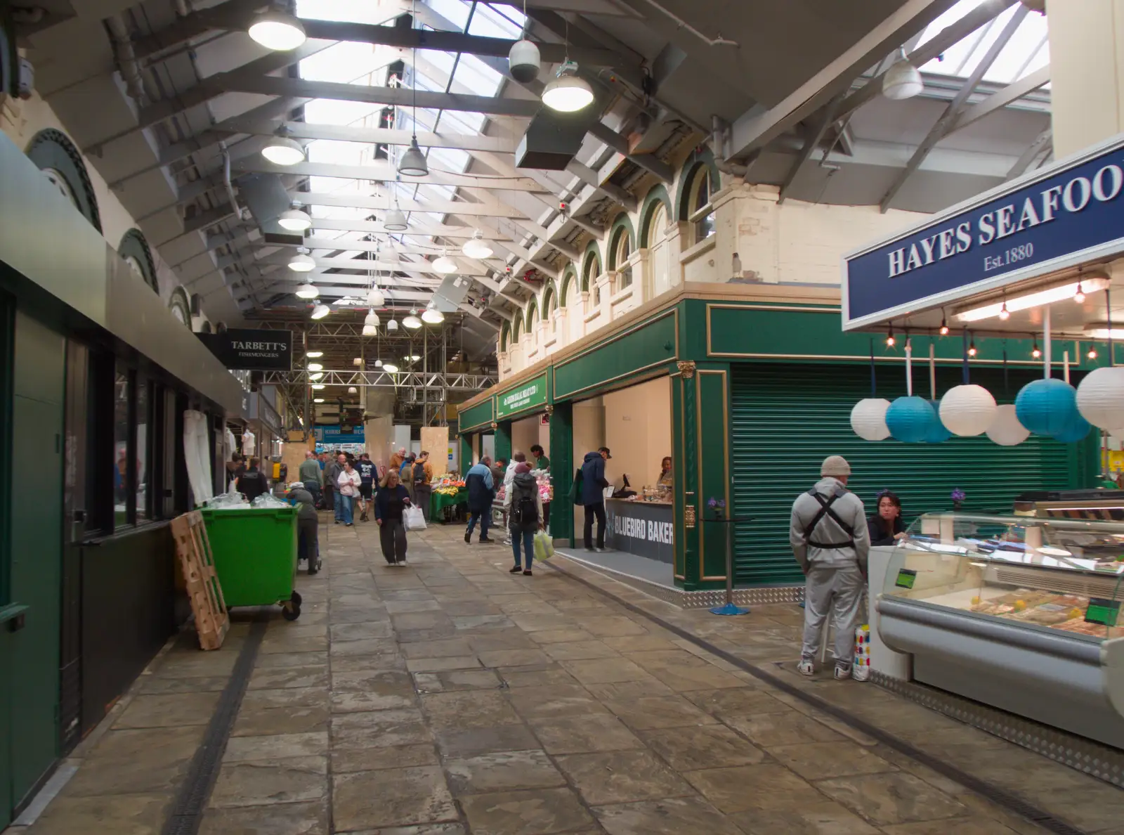 The market gets fancier as it gets nearer Kirkgate, from A Visit to the Conservatoire, Leeds, West Yorkshire - 17th October 2026