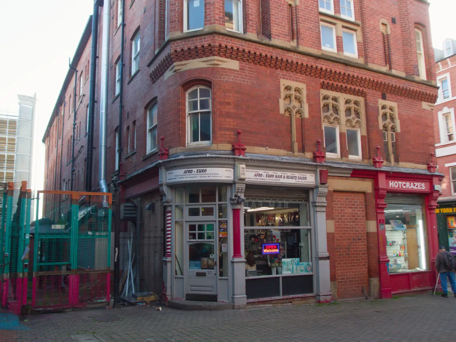 An Afro hairdreser off Back New York Street, from A Visit to the Conservatoire, Leeds, West Yorkshire - 17th October 2026