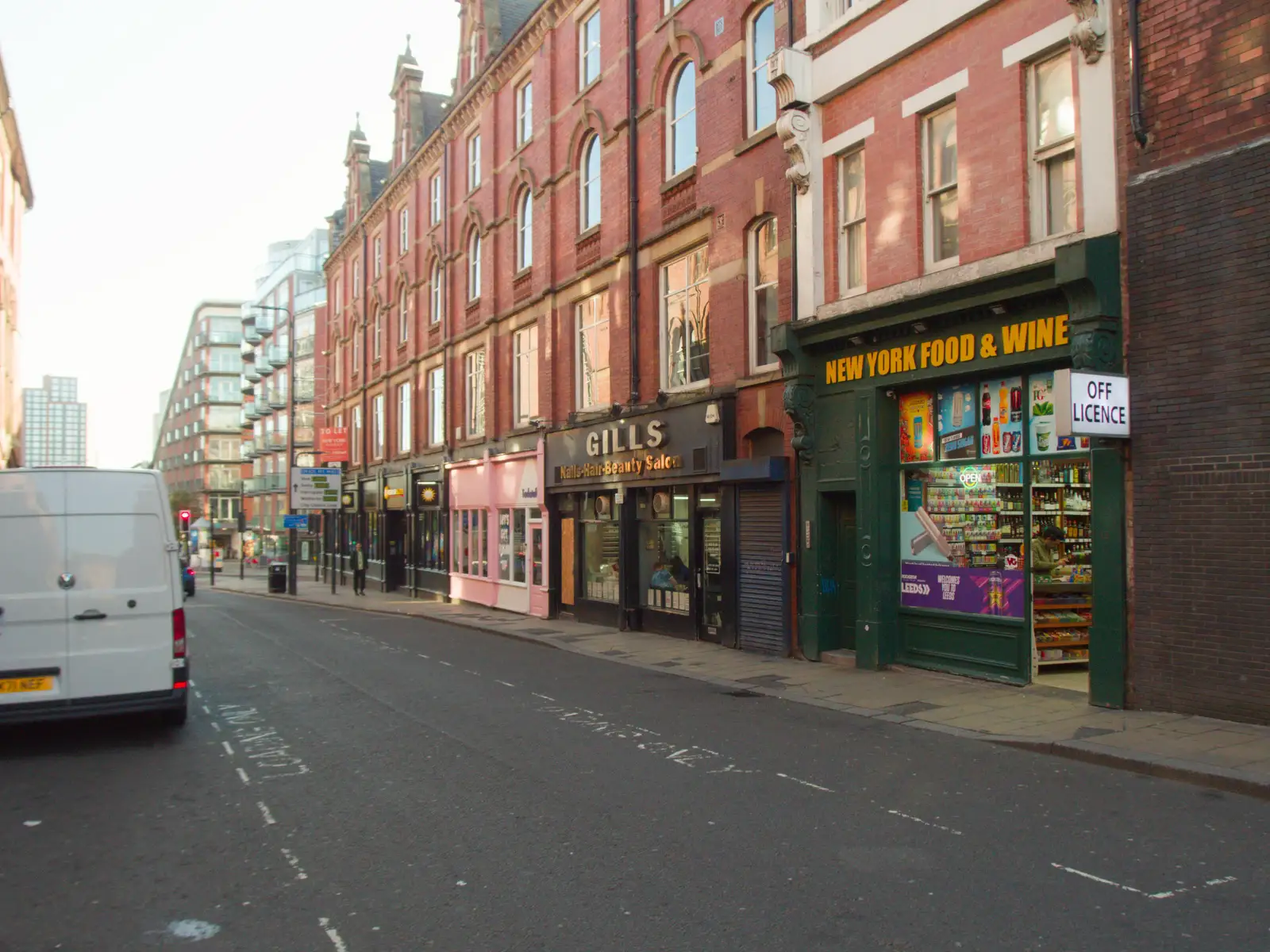 It's like New York on Back New York Street, from A Visit to the Conservatoire, Leeds, West Yorkshire - 17th October 2026