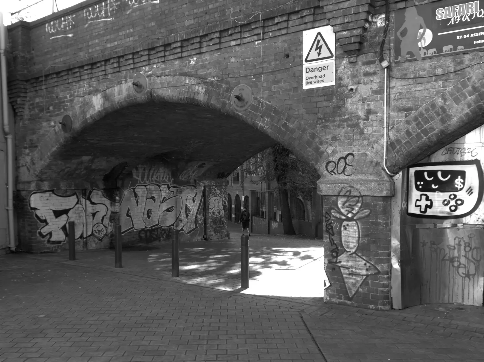 Under the railway arches, from A Visit to the Conservatoire, Leeds, West Yorkshire - 17th October 2026