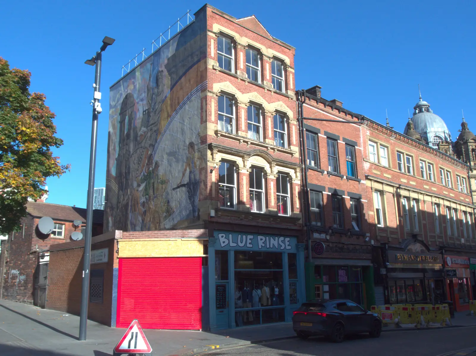 Wall art on early-20th Century buildings, from A Visit to the Conservatoire, Leeds, West Yorkshire - 17th October 2026