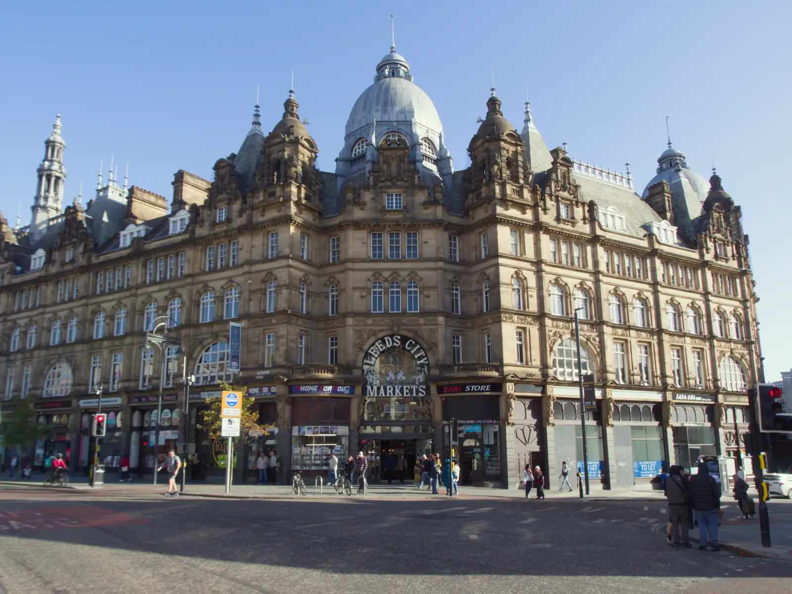 The grand Leeds City Markets, from A Visit to the Conservatoire, Leeds, West Yorkshire - 17th October 2026