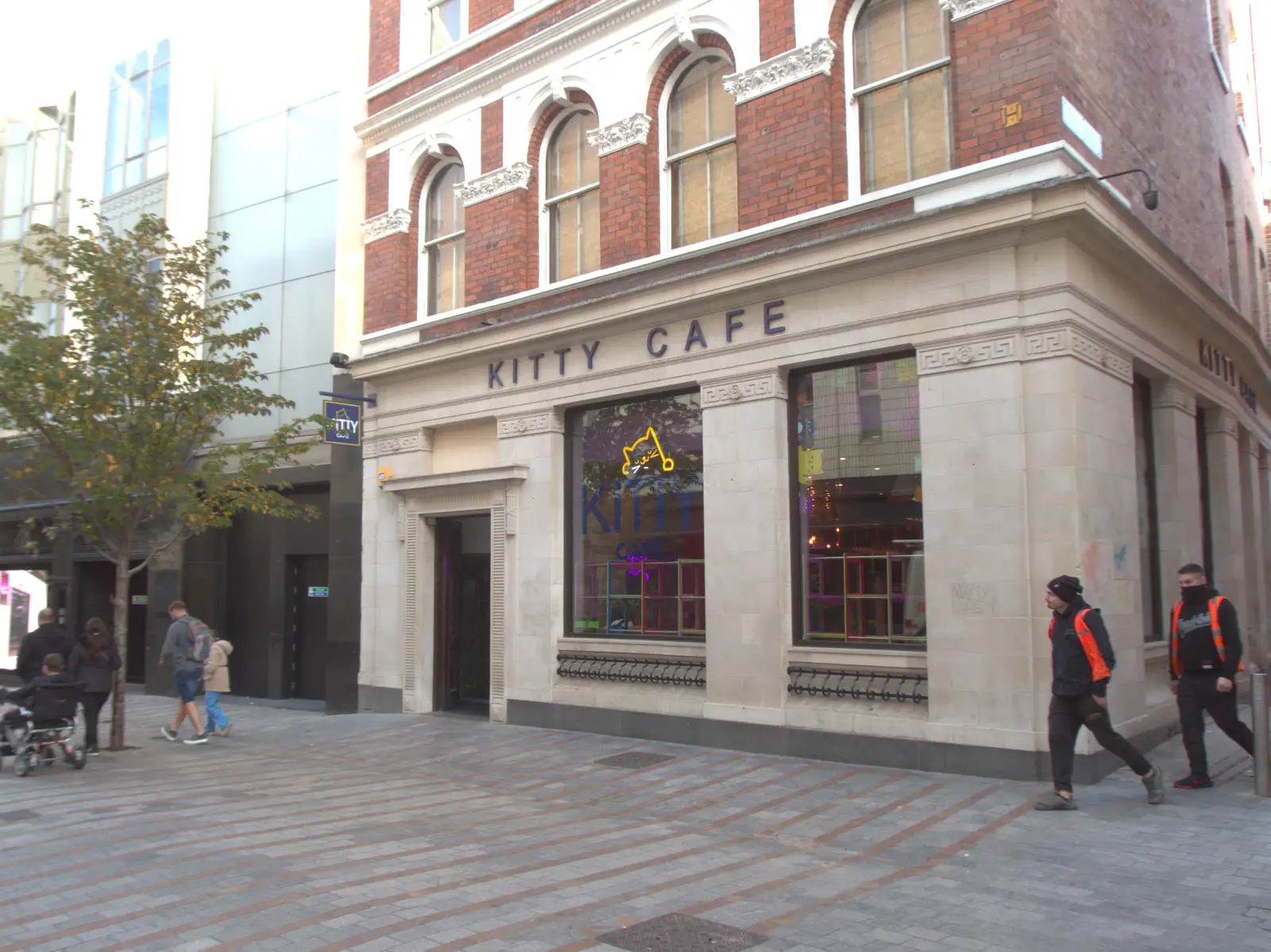 There's an actual cat café on Kirkgate, from A Visit to the Conservatoire, Leeds, West Yorkshire - 17th October 2026