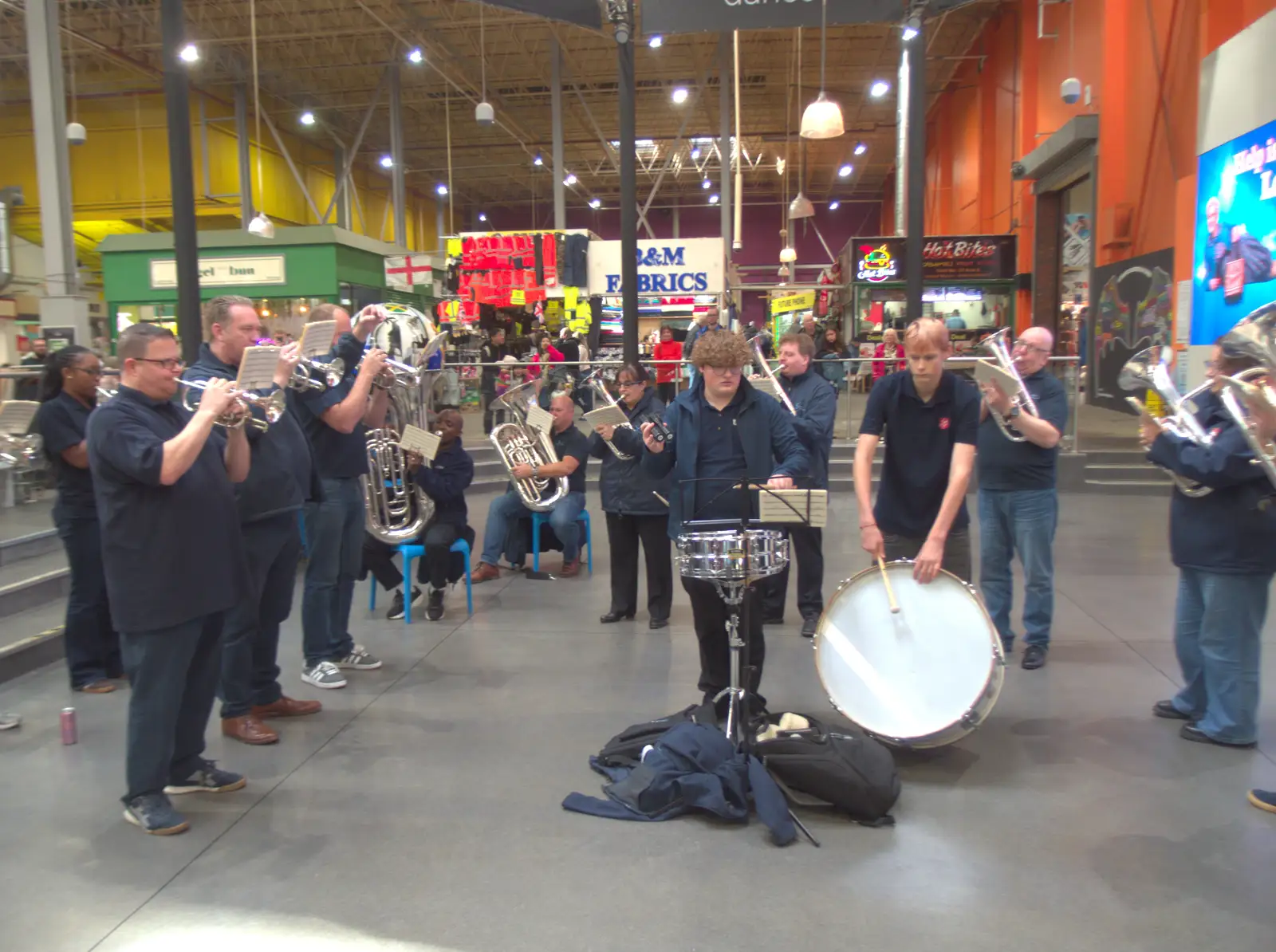 The impressive Salvation Army Band, from A Visit to the Conservatoire, Leeds, West Yorkshire - 17th October 2026