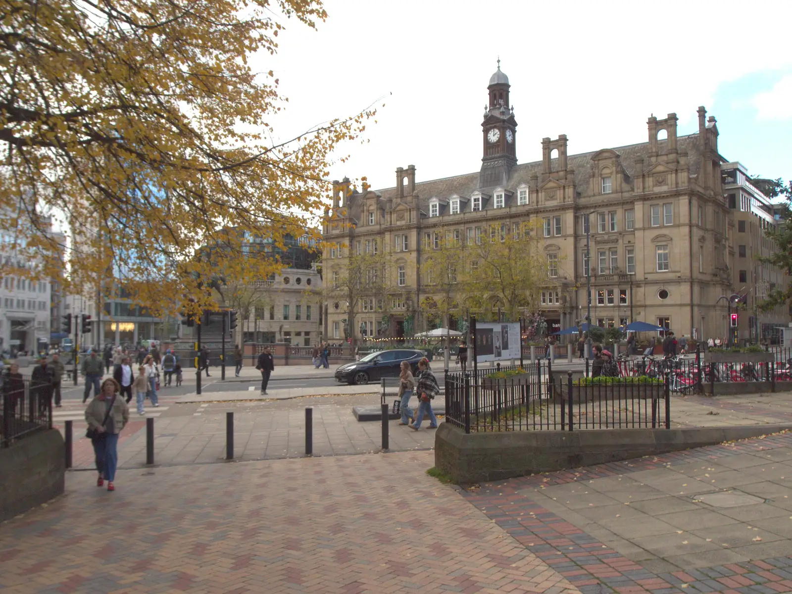 An autumn view of City Square, from A Visit to the Conservatoire, Leeds, West Yorkshire - 17th October 2026