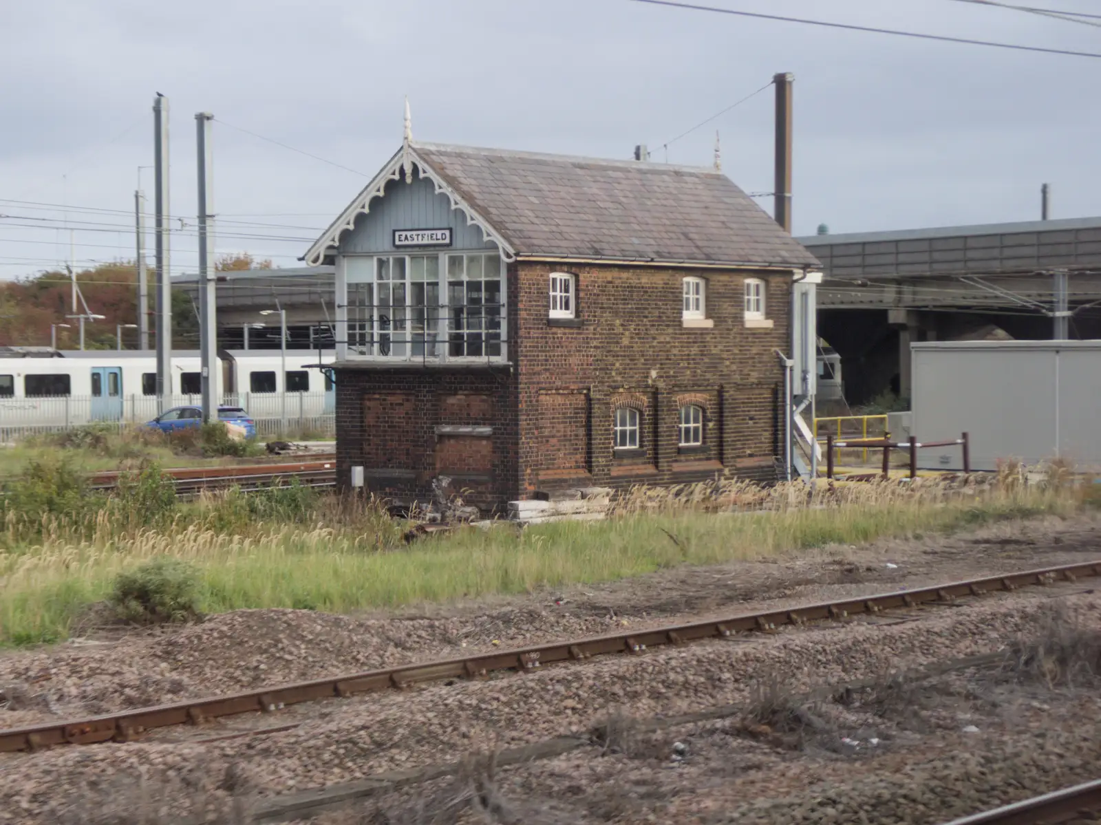 A Victorian signal box at Eastfield, from A Visit to the Conservatoire, Leeds, West Yorkshire - 17th October 2026