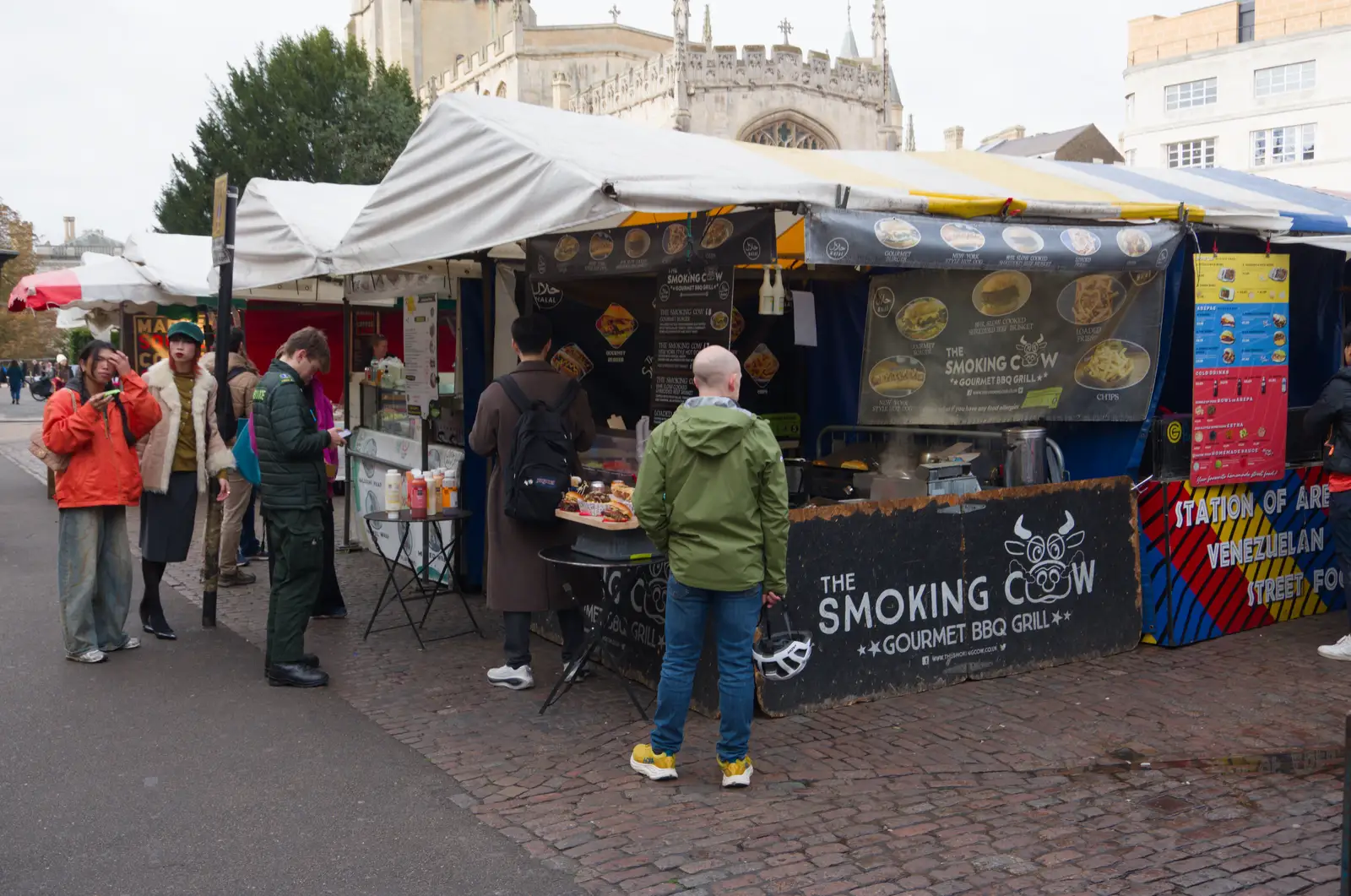 The Smoking Cow on Cambridge market, from Another Saxophone Trip, Cambridge - 23rd October 2026