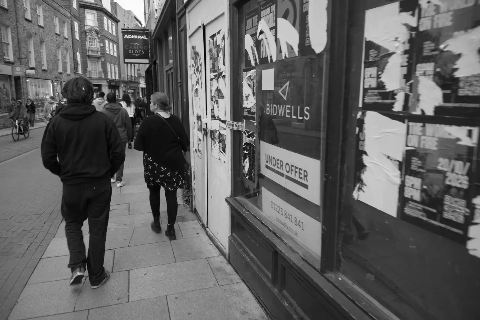 Fred and Isobel on Sydney Street, from Another Saxophone Trip, Cambridge - 23rd October 2026