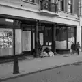 There's a tent in the entrance of a closed-down shop, Another Saxophone Trip, Cambridge - 23rd October 2026