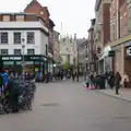 Looking back up Sydney Street, Another Saxophone Trip, Cambridge - 23rd October 2026
